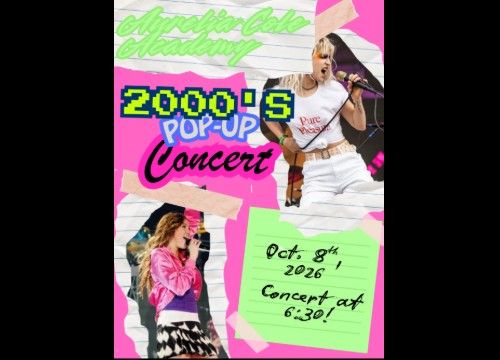 Logo for Aurelia M. Cole Academy 2000's Pop Up Concert Clermont, FL