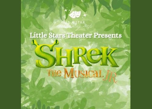 Logo for As a Star Performing Arts Shrek The Musical JR. Orlando, FL