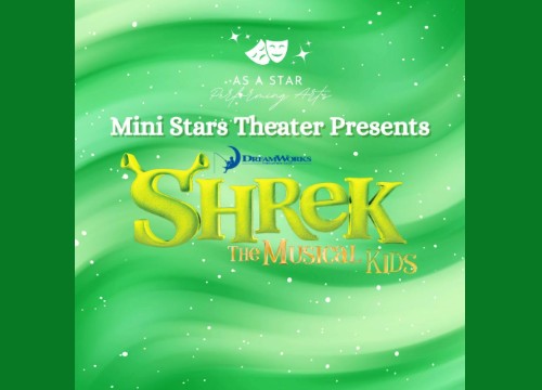 Logo for As a Star Performing Arts Shrek The Musical KIDS Orlando, FL