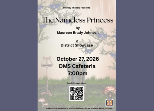 Logo for Discovery Middle School The Nameless Princess & Showcase Thespys Orlando, FL