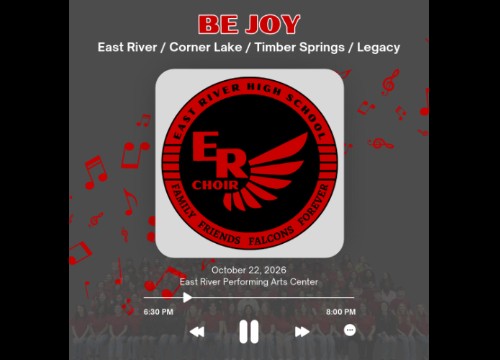 Logo for East River High School Choir Bridge Concert Orlando, FL