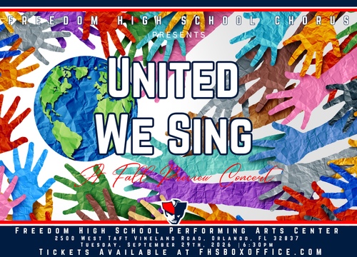 Logo for Freedom High School United We Sing Orlando, FL