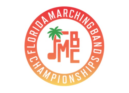 Logo for Florida Marching Band Championships FMBC 2026 State Championships Miami, FL