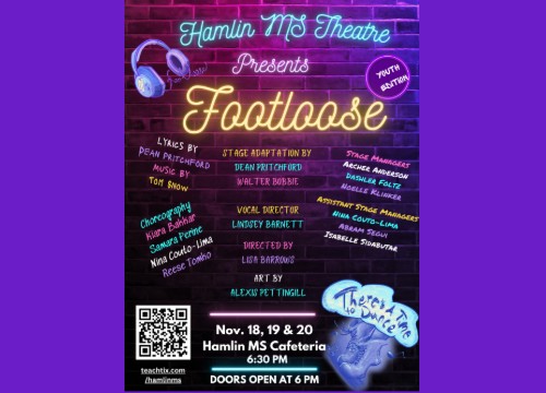 Logo for Hamlin Middle School Footloose: Youth Edition Winter Garden, FL