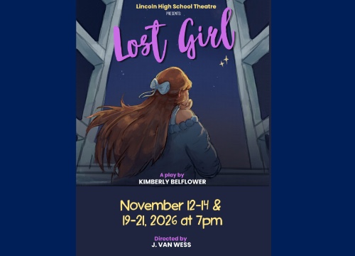 Logo for Lincoln High School LOST GIRL Portland, OR