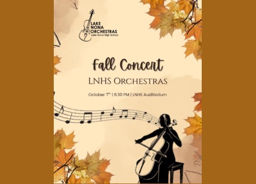 Logo for Lake Nona High School Orchestra Fall Concert Orlando, FL