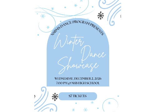 Logo for New Smyrna Beach Middle School Winter Dance Showcase New Smyrna Beach, FL