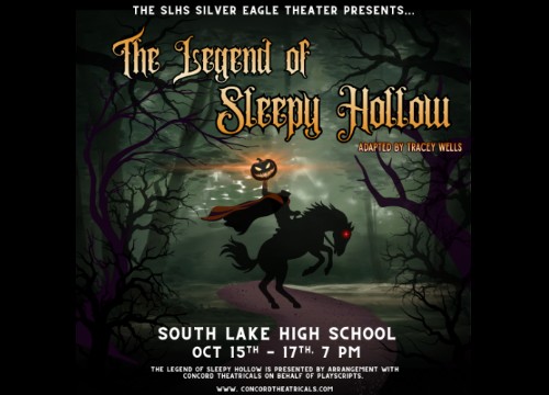 Logo for South Lake High School The Legend of Sleepy Hollow (Wells) Groveland, FL