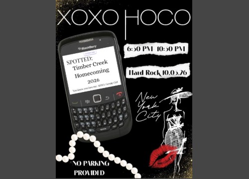 Logo for Timber Creek High School Homecoming 2026: XOXO HOCO Orlando, FL