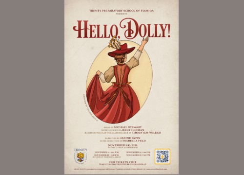 Logo for Trinity Preparatory School HELLO, DOLLY! Winter Park, FL