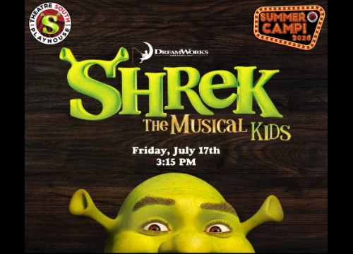 Logo for Theatre South Playhouse SHREK The Musical ... Kids! Orlando, FL