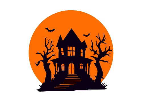 Logo for University High School Haunted House Orlando, FL