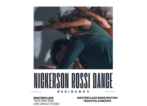 Logo for University High School Nickerson Rossi Dance Master Class Orlando, FL