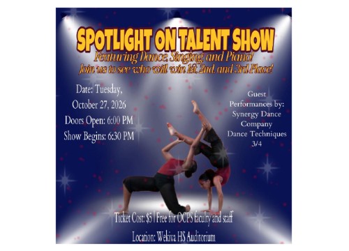 Logo for Wekiva High School Spotlight on Talent Show Apopka, FL
