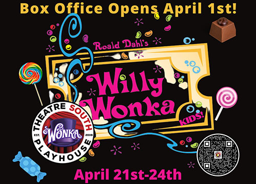 TeachTix: Theatre South Playhouse - Roald Dahl's Willy Wonka KIDS